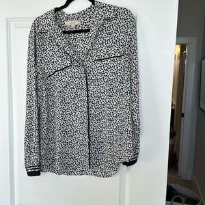 Loft button up blouse